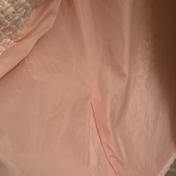 VENUS Women's Tweed Blazer - Pink and White - Picture 8 of 13